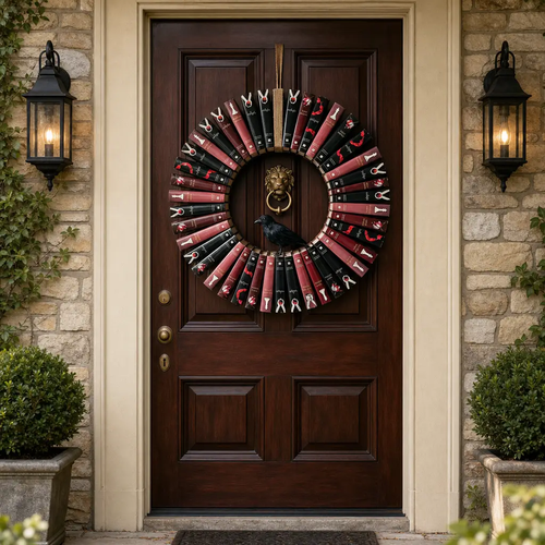 Book Wreath