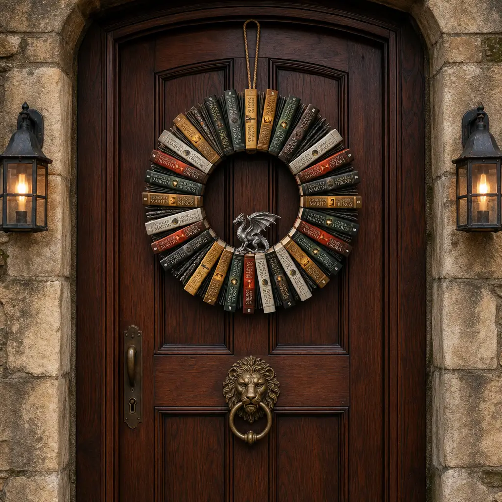 Book Wreath