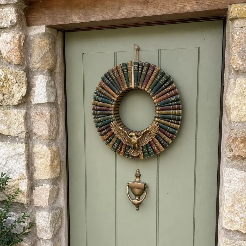 Book Wreath